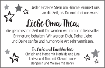 Traueranzeige von Dorothea Schuh von FZ