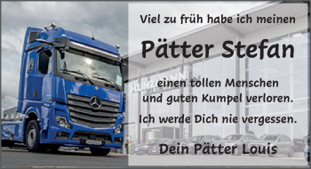 Traueranzeige von Stefan Blum von FZ