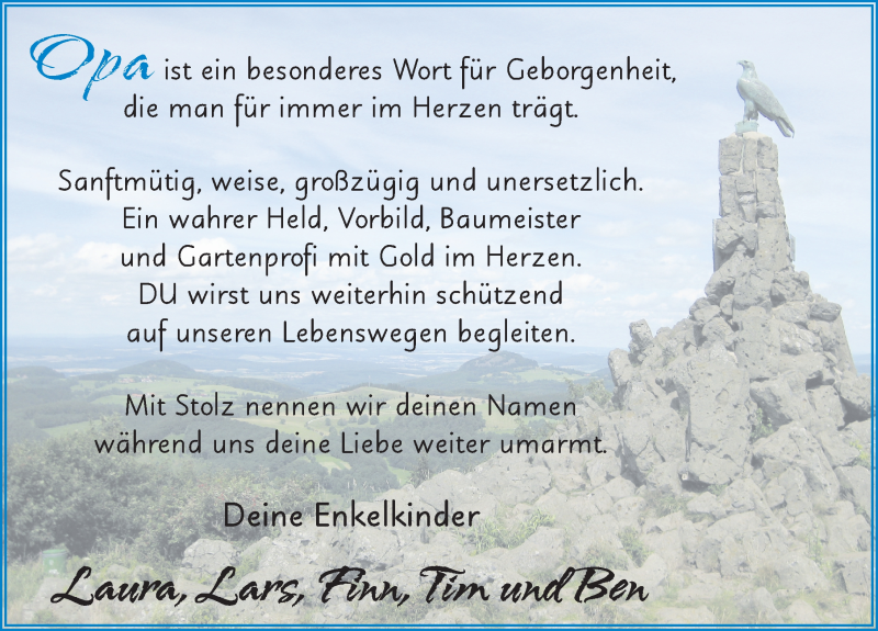  Traueranzeige für Berthold Pappert vom 26.03.2022 aus FZ