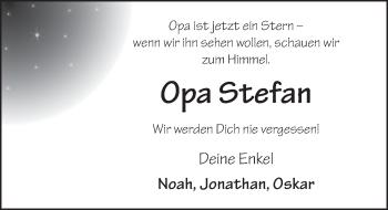 Traueranzeige von Stefan Frohnapfel von FZ
