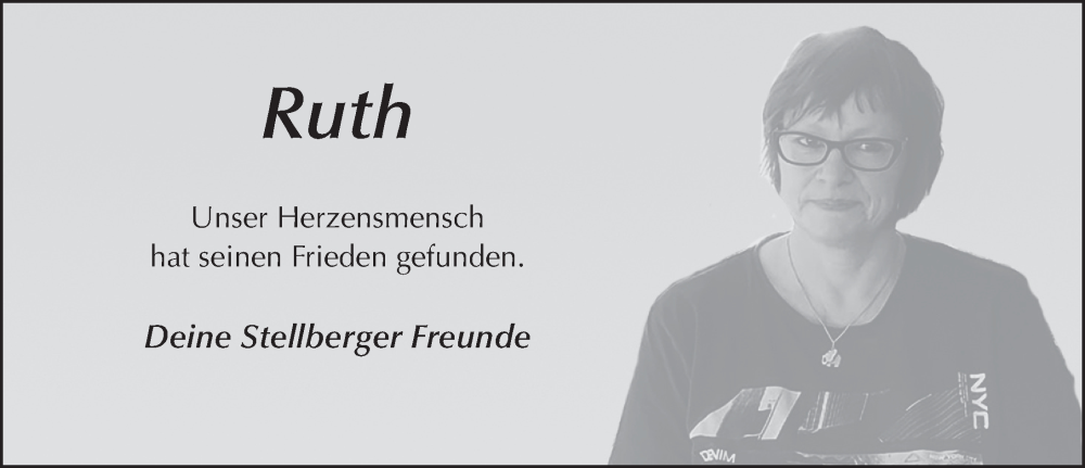  Traueranzeige für Ruth Möller vom 10.08.2024 aus FZ