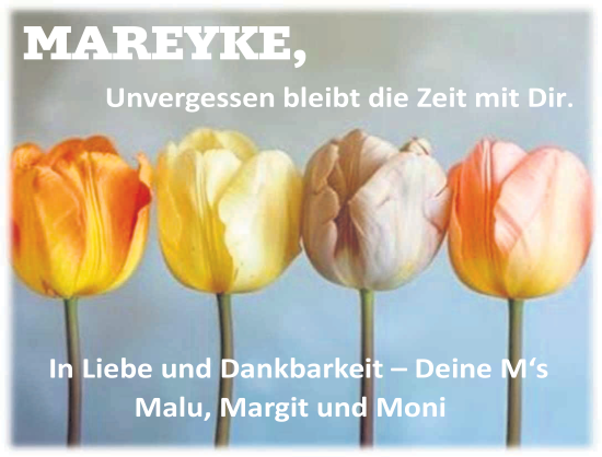 Traueranzeige von Mareyke Glück von FZ