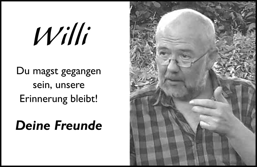  Traueranzeige für Wilfried Trott vom 06.05.2025 aus FZ